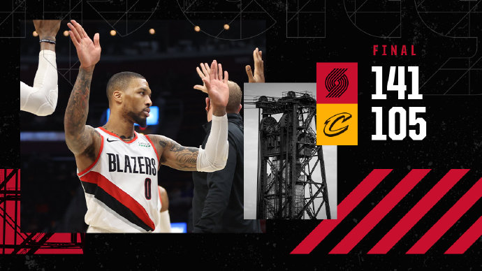 360直播讯 5月6日讯 NBA常规赛，骑士主场迎战开拓者