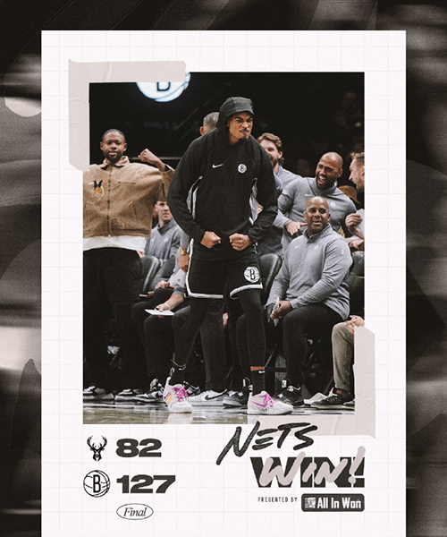 篮网9人上双127-82狂胜雄鹿，小波特12+6，特伦特20分 