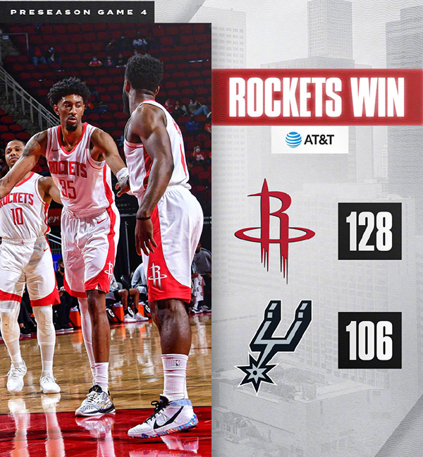 <a href=/shipin/lanqiuzhibo/rockets/ target=_blank class=infotextkey>火箭</a>128-106轻取<a href=/shipin/lanqiuzhibo/spurs/ target=_blank class=infotextkey>马刺</a>